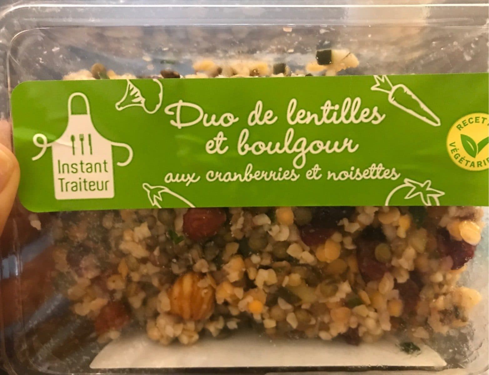 Instant Traiteur Duo de lentilles et boulgour packshot