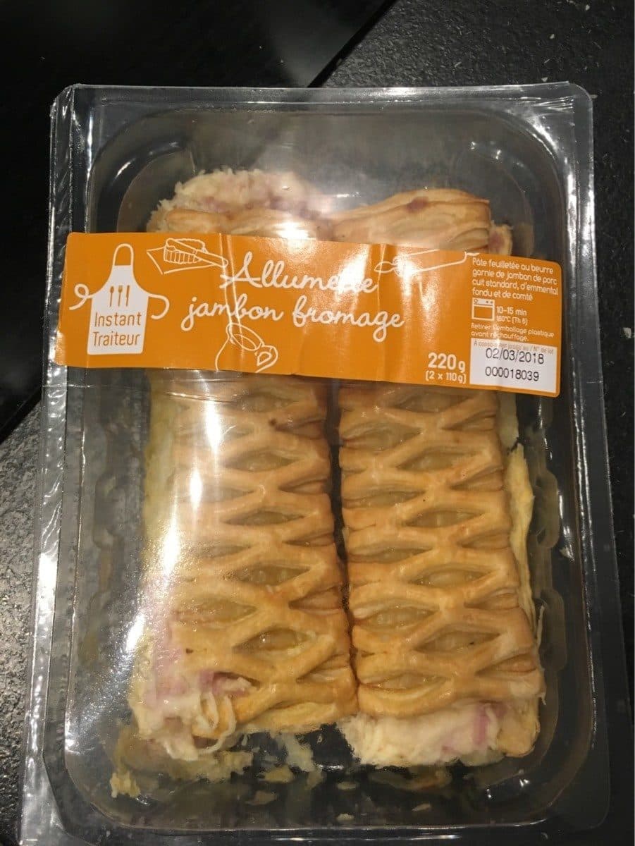 Instant traiteur Allumette Jambon fromage packshot
