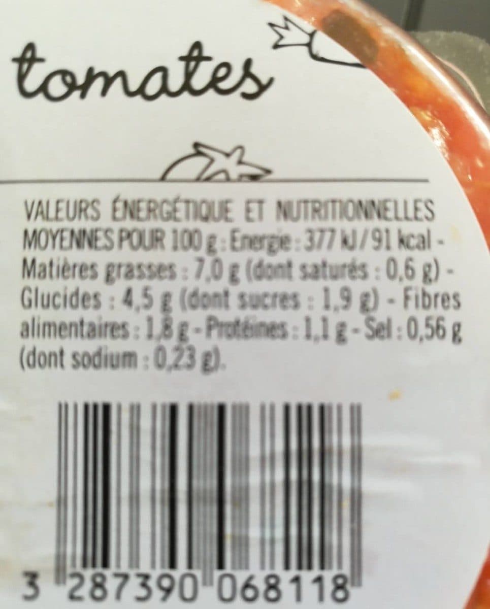 Instant Traiteur Tartare de tomates packshot