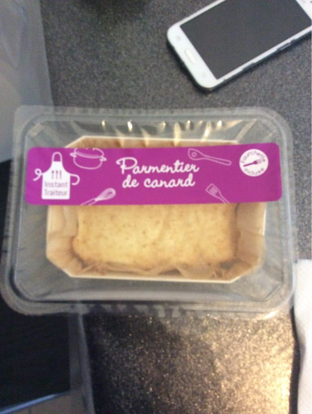 Instant Fraicheur Parmentier de canard packshot