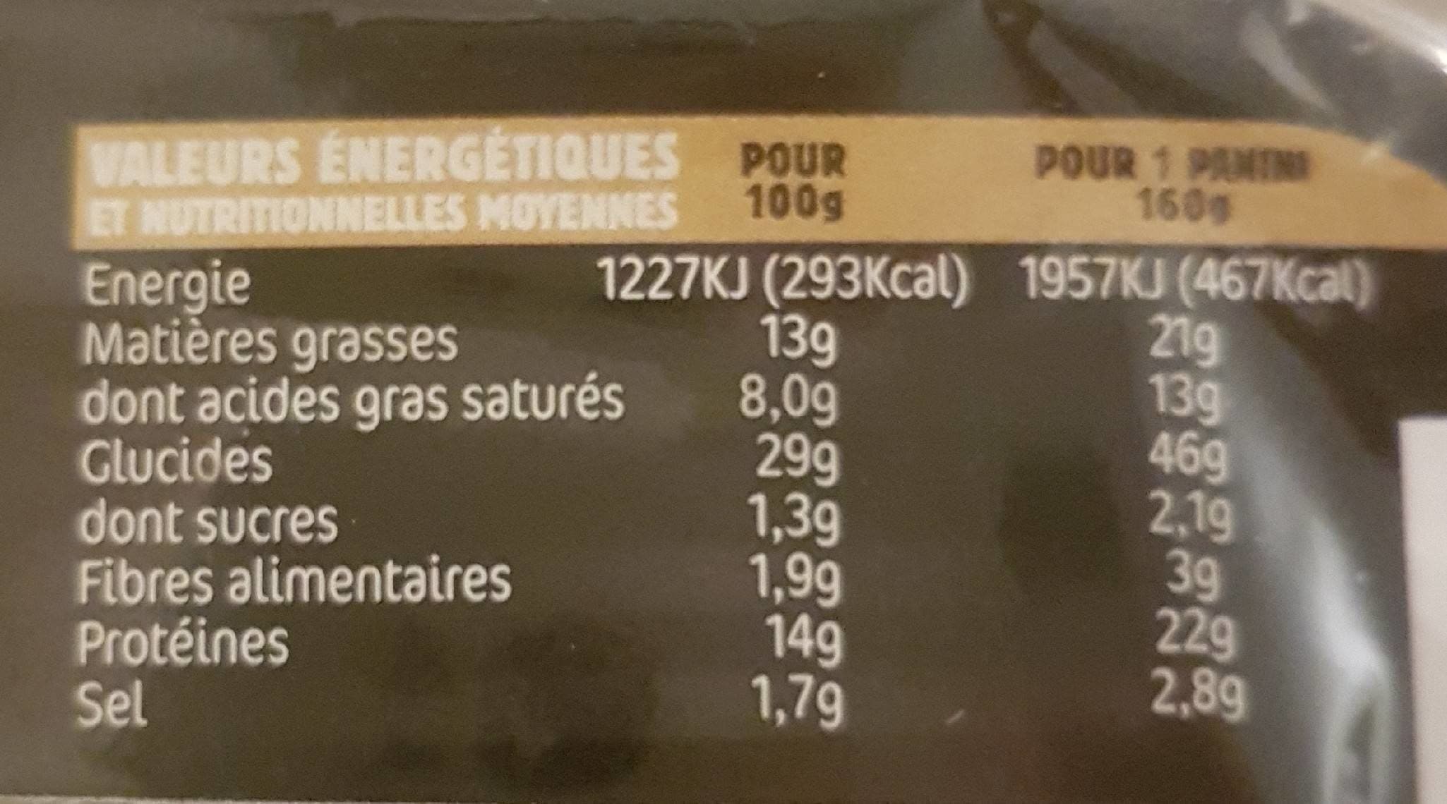 Sapresti Panini 3 fromages packshot