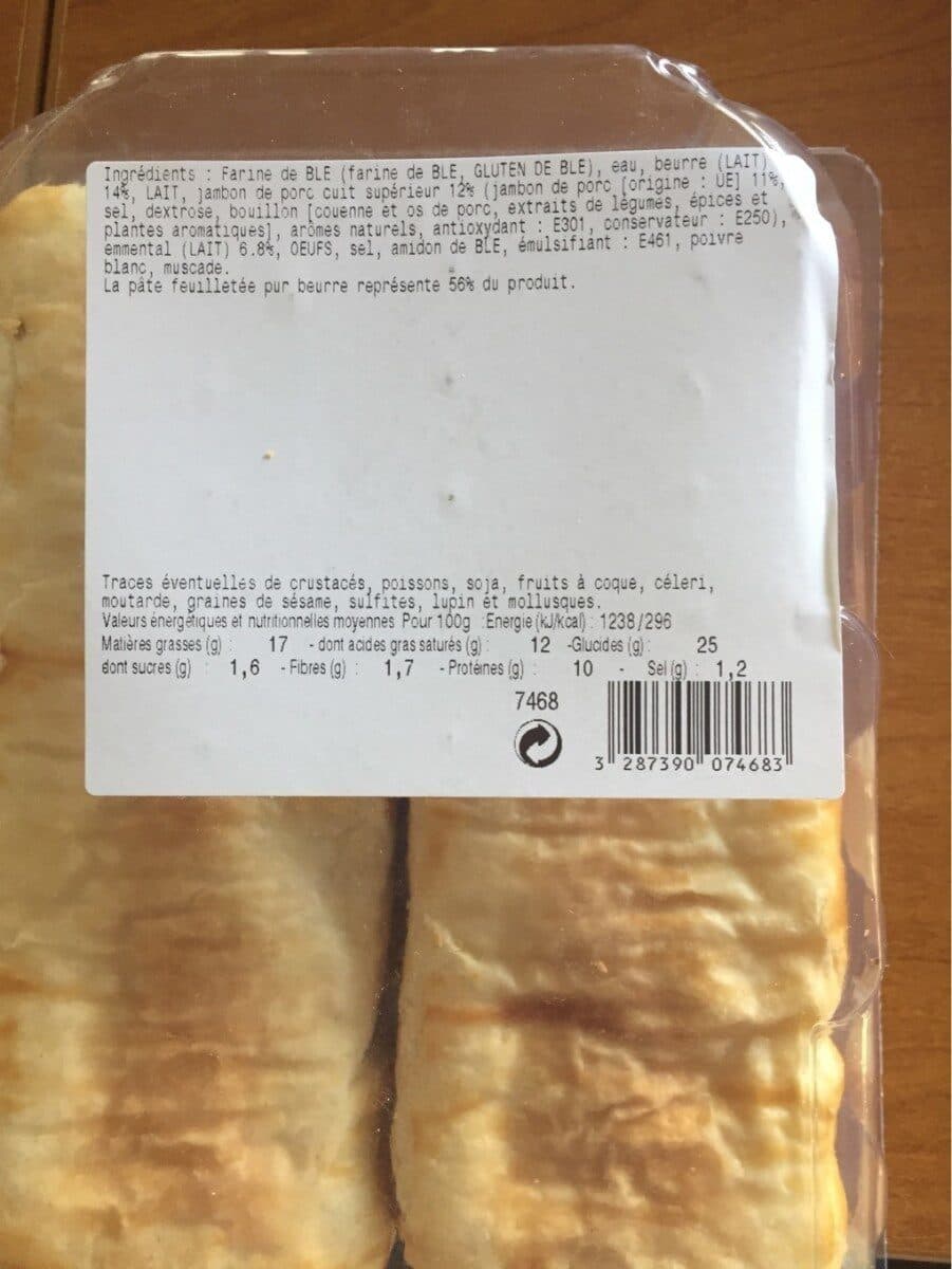 Sapresti Tresse jambon fromage packshot