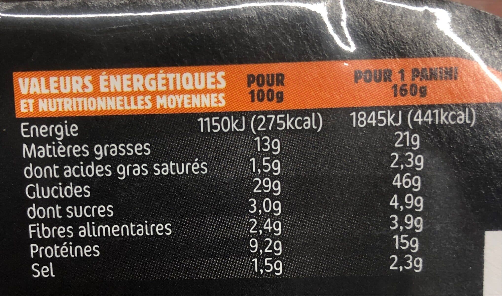 Sapresti Panini poulet sauce curry micro ondable SAPRESTI packshot
