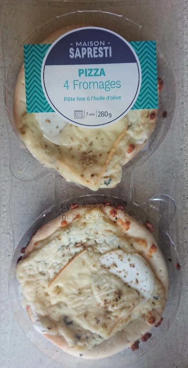 Maison SAPRESTI Pizza 4 fromages packshot