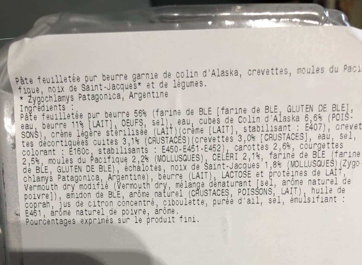 Sapresti Tresse fruits de mer packshot