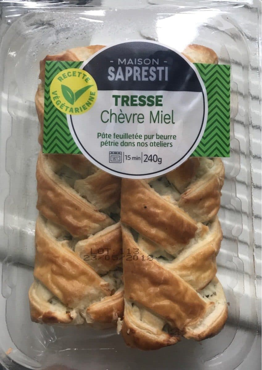 Maison Sapresti Tresse chèvre et miel packshot