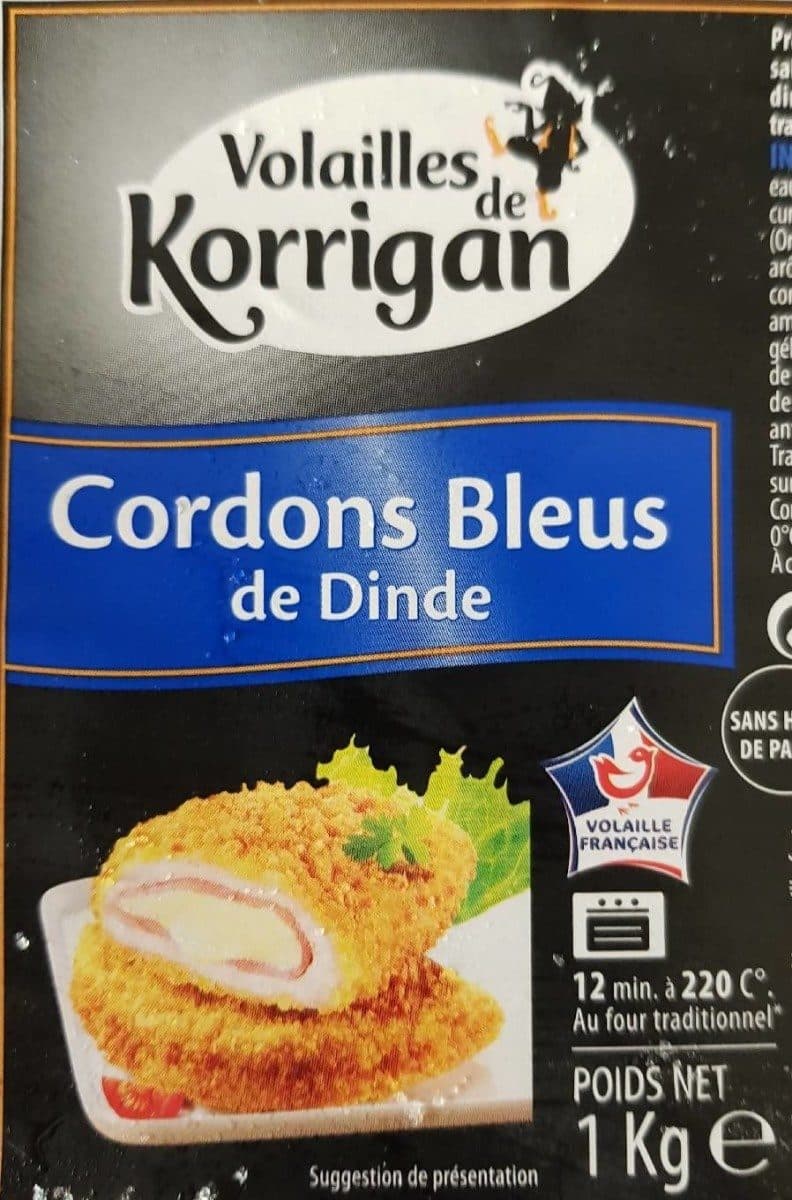 Open Food Facts Cordons bleus packshot