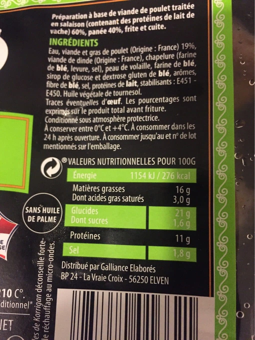 Volailles De Korrigan Nuggets de volaille packshot