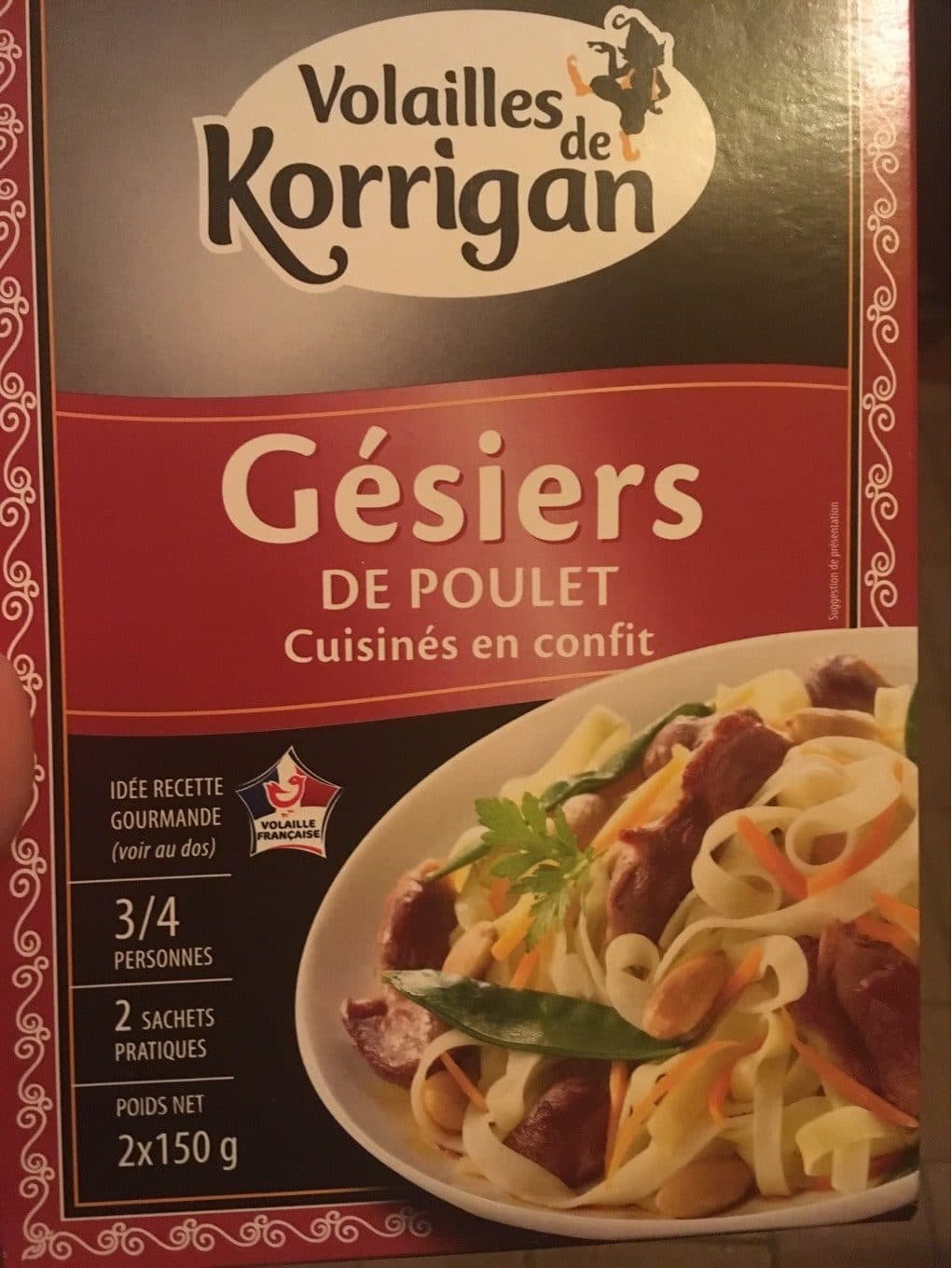 Volailles De Korrigan Gesiers de poulet packshot