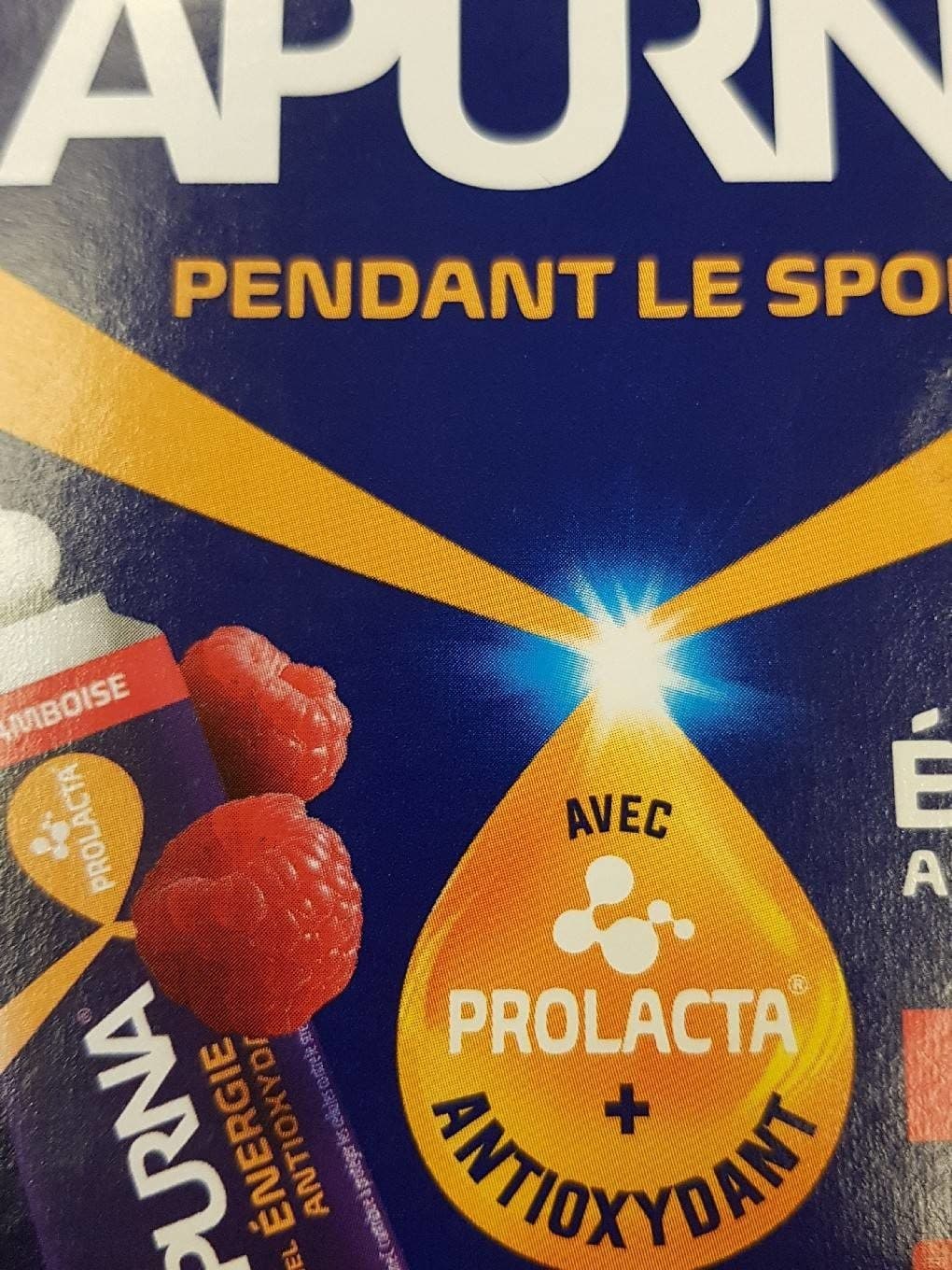 Apurna Apurna Gel Energie Antioxydant Gout Framboise X5 Unidoses packshot