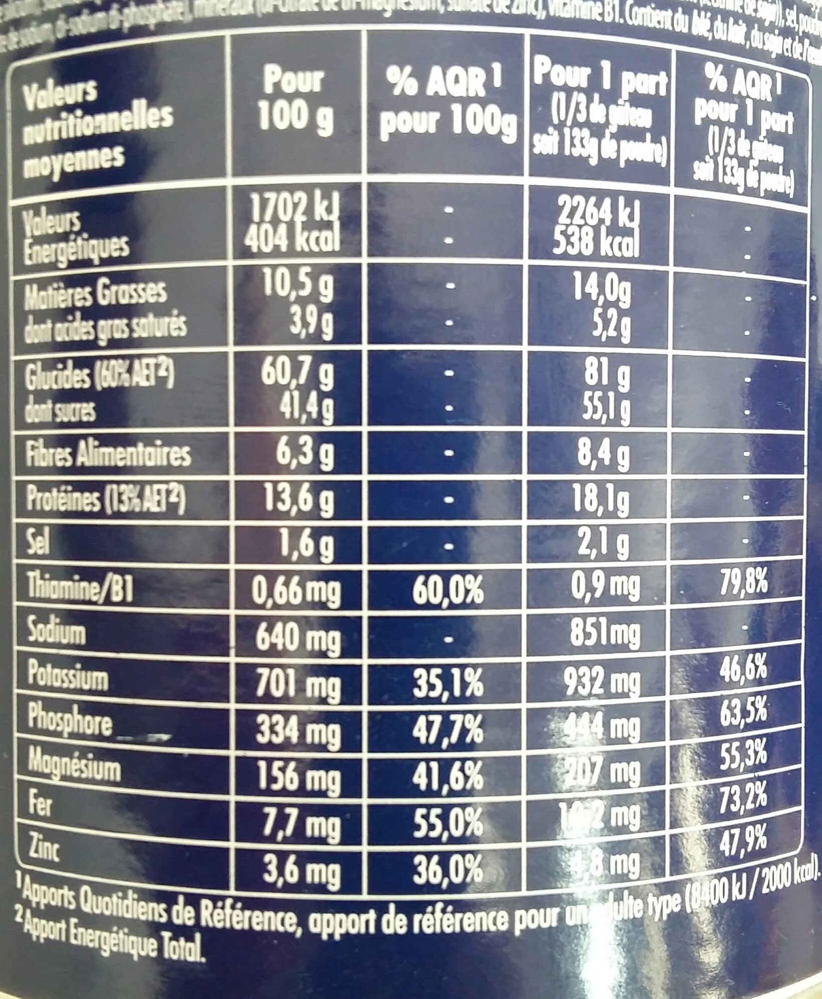 Anapurna Apurna Gâteau énergie saveur chocolat packshot