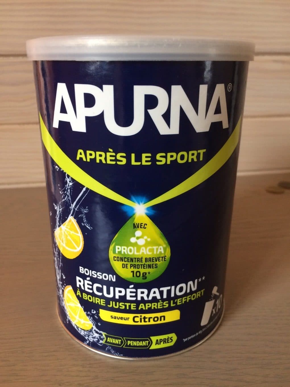 Apurna Boisson recuperation goût citron packshot