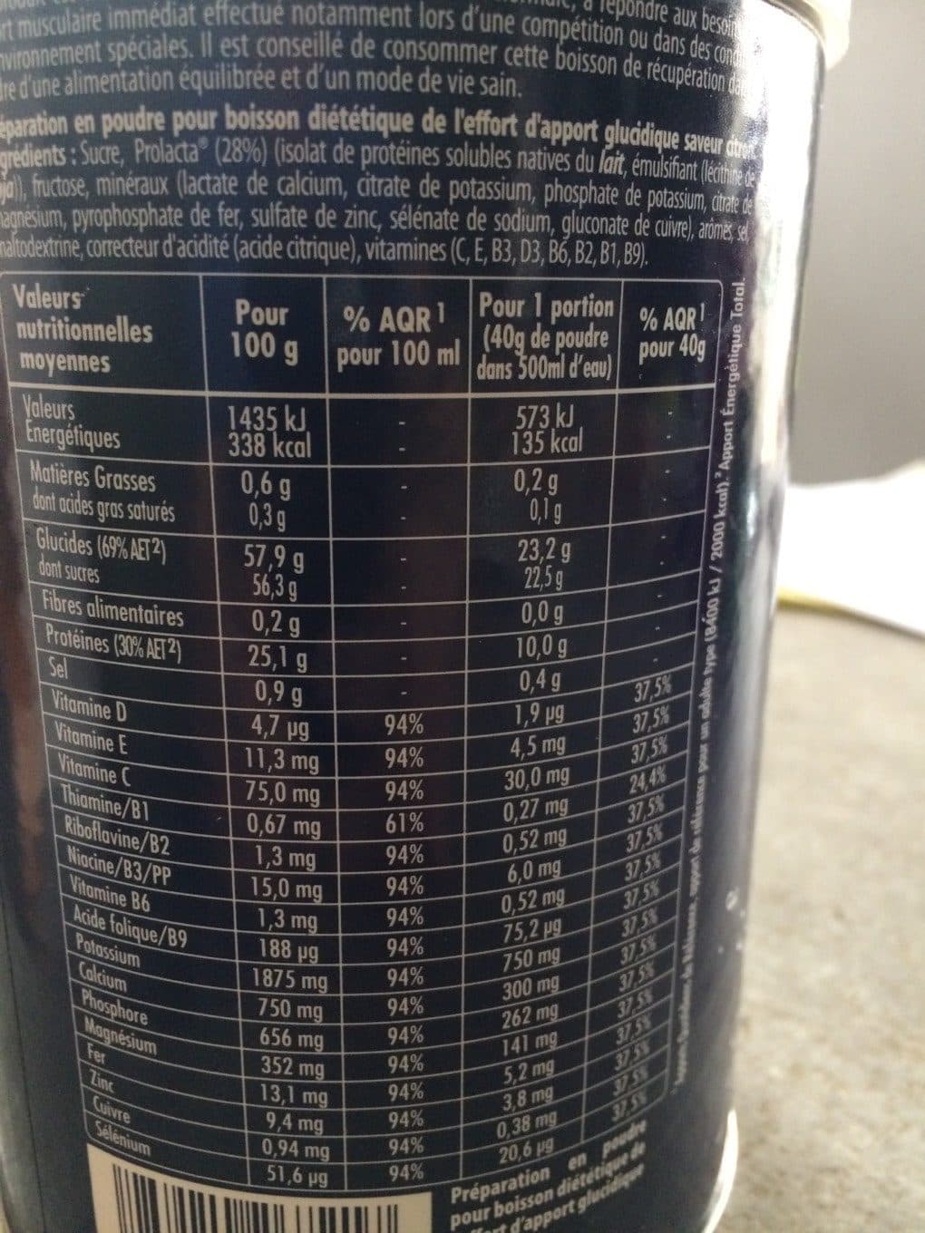 Apurna Boisson recuperation goût citron packshot