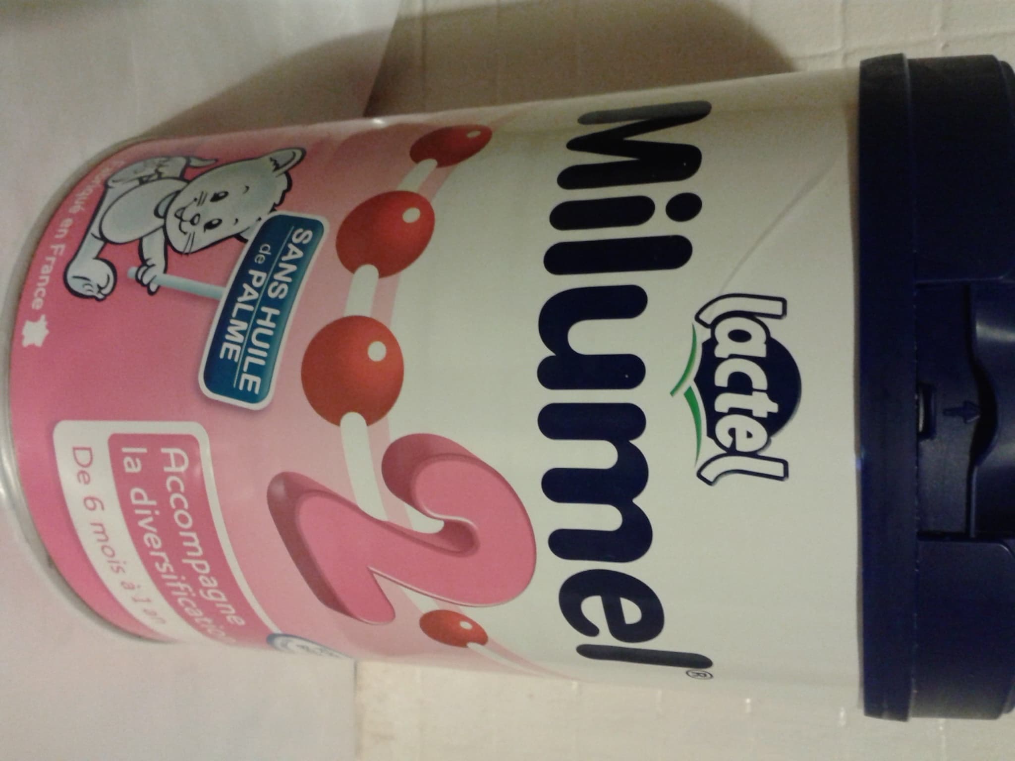 Lactel Milumel sans huile de palme packshot