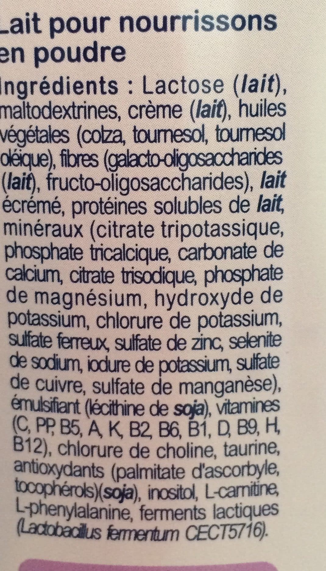 Lactel Milumel Relais 1 packshot