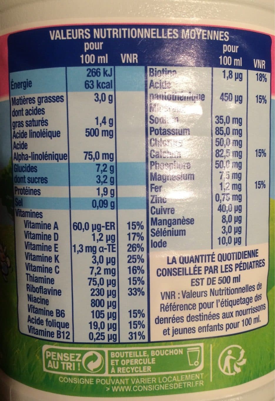 Lactel Eveil Croissance Bio - 3 - de 10 à 36 mois packshot