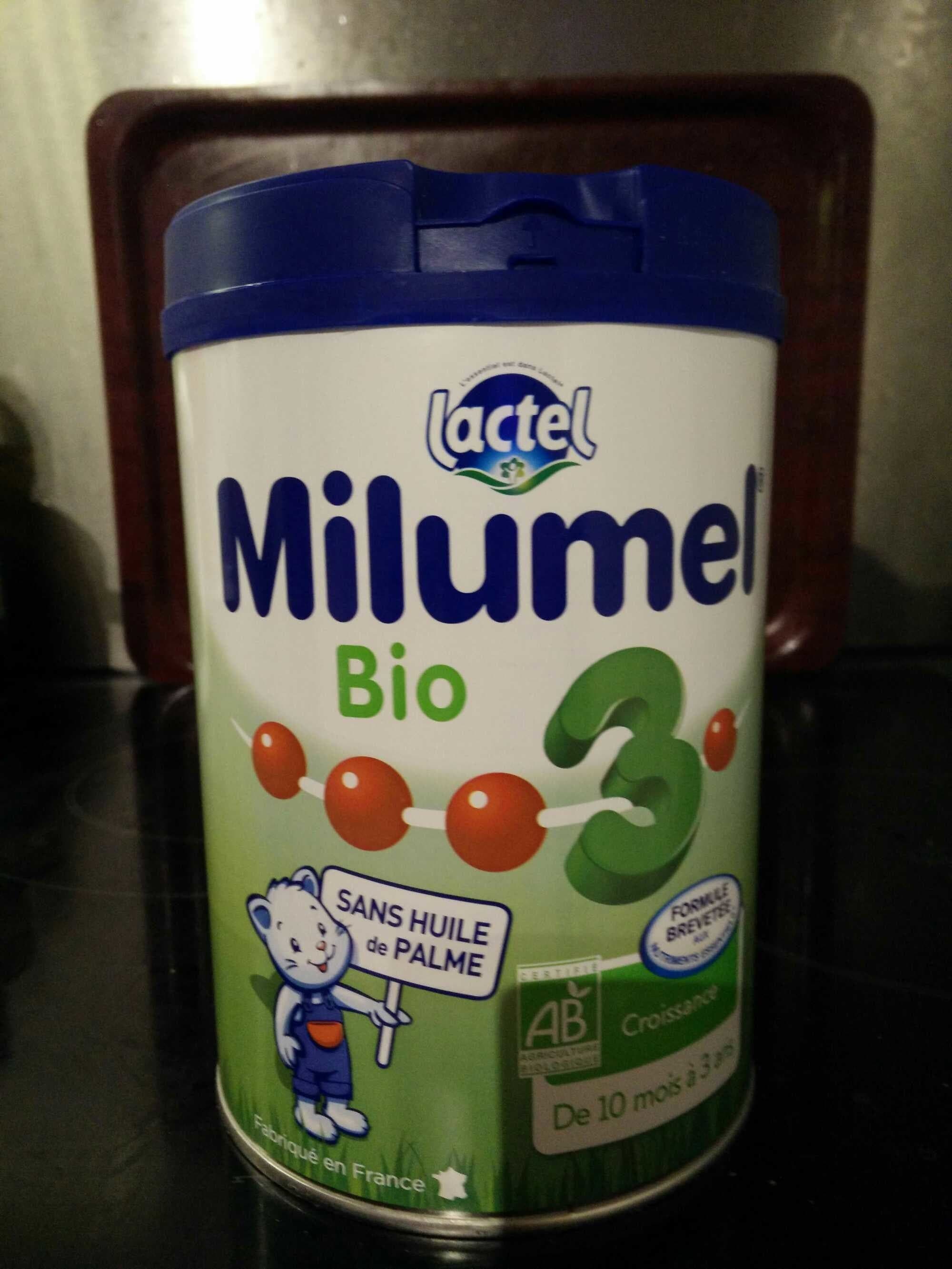 Lactel Milumel bio 3 - Croissance de 10 mois à 3 ans packshot