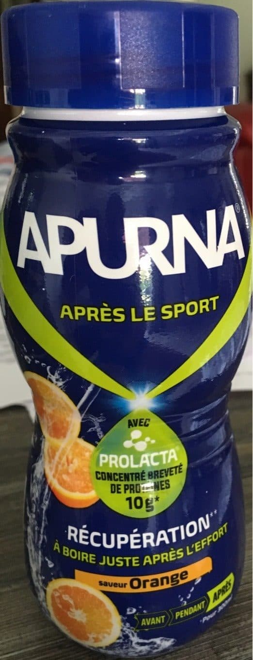 Apurna Boisson De Récupération Saveur Orange - 300 ML - Apurna packshot