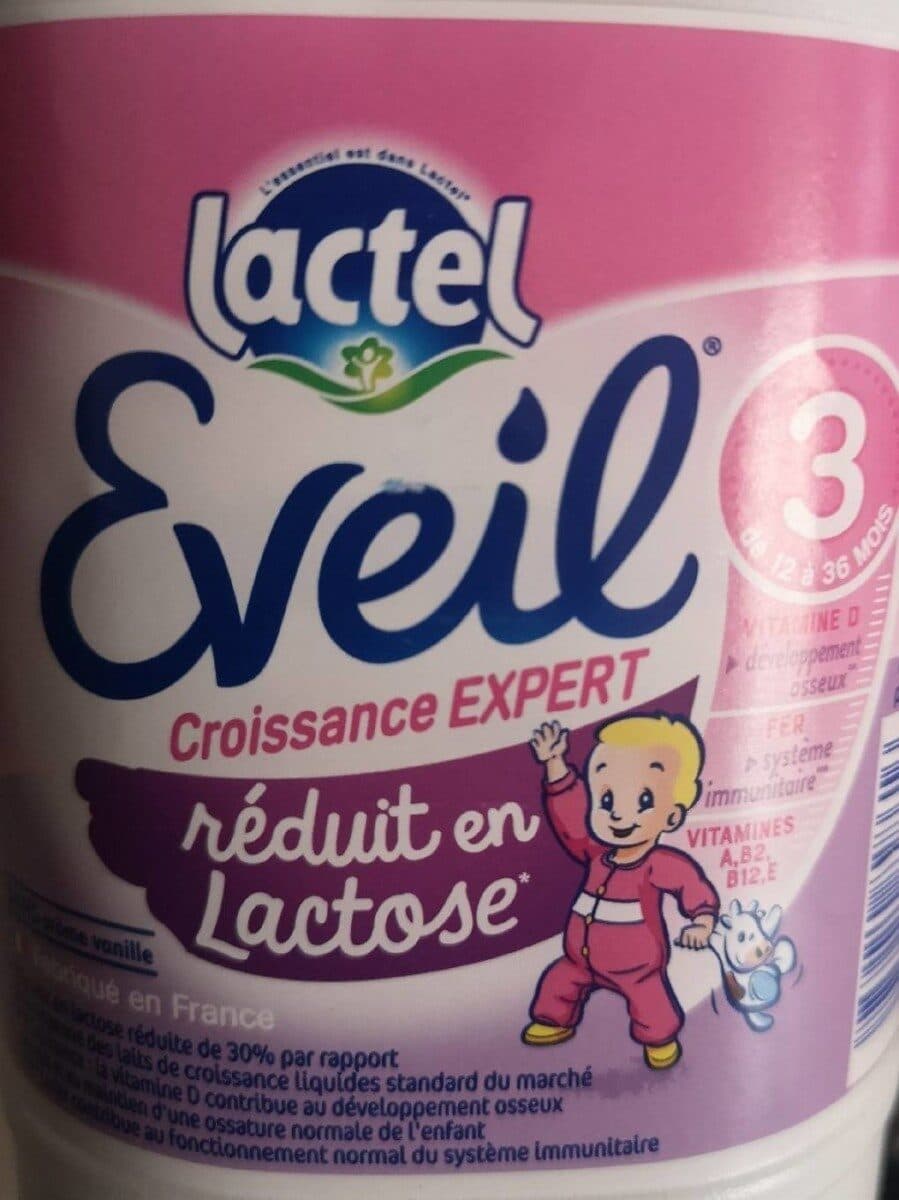 Lactel Eveil croissance expert réduit en lactose packshot
