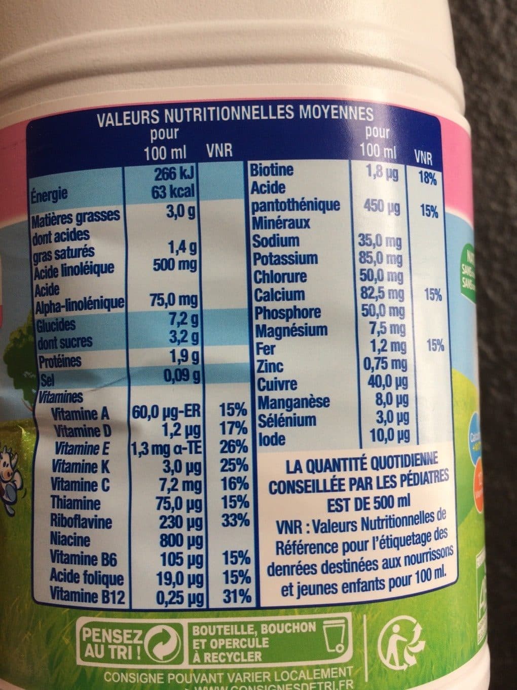 Lactel Eveil Lactel Croissance Bio packshot
