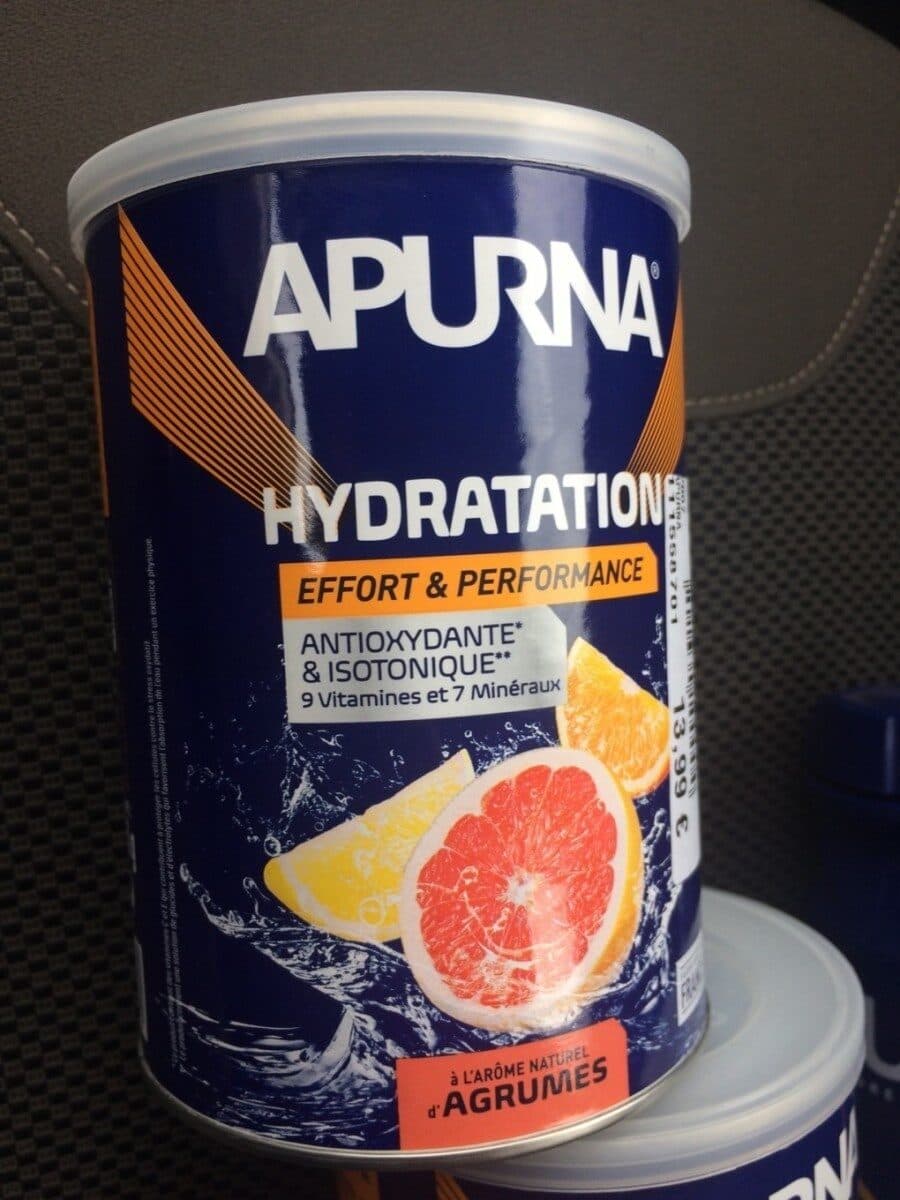 Apurna Apurna Hydratation Effort & Performance Arome Naturel Agrumes packshot