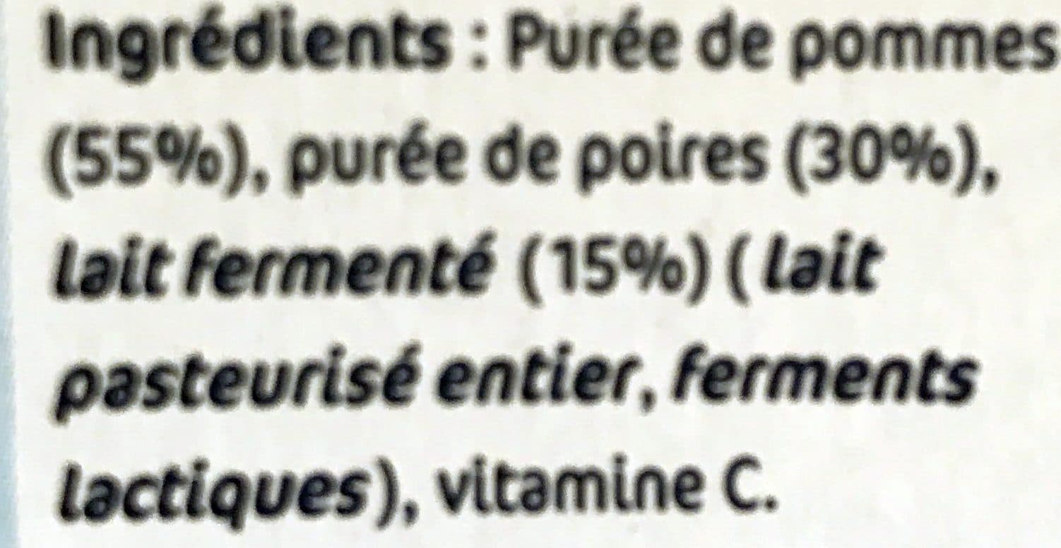 Lactel Éveil Fruits & Touche de Lait Pomme Poire packshot