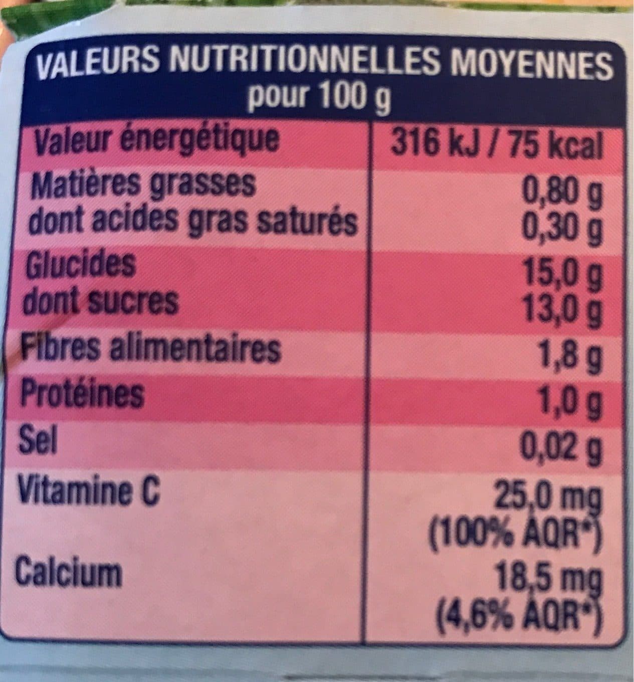 Lactel Eveil - fruits et touche de lait packshot