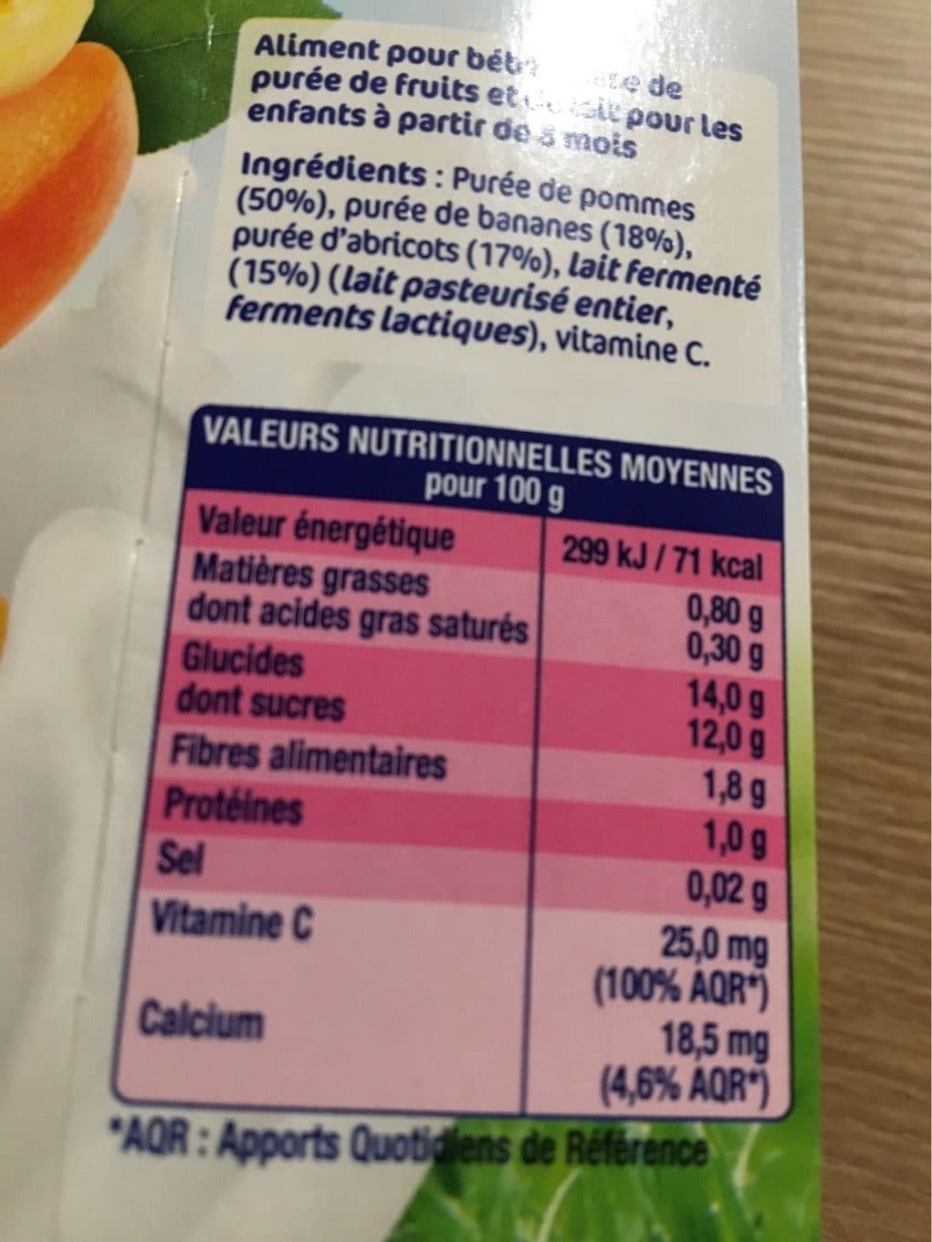 Lactel Lactel eveil fruit et touche delait packshot