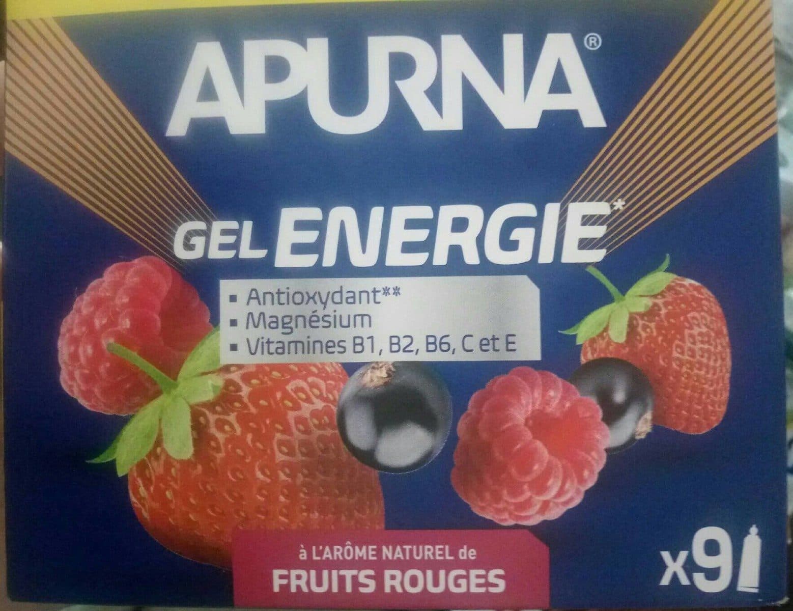 Apurna Apurna gel énergie fruits rouges packshot