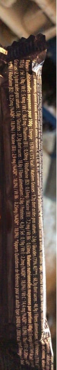 Apurna Barre énergie Antioxydante Gourmande - Saveur Pomme Caramel packshot