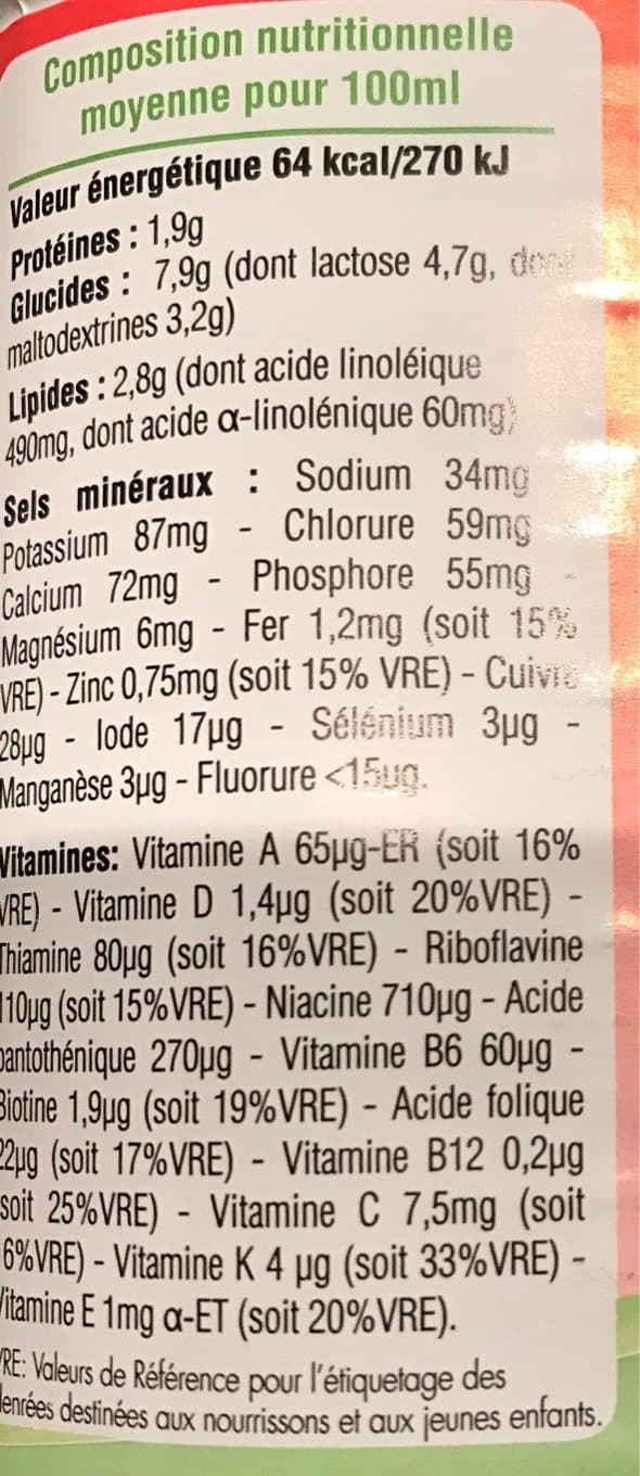 Babybio Lait de croissance Bio packshot