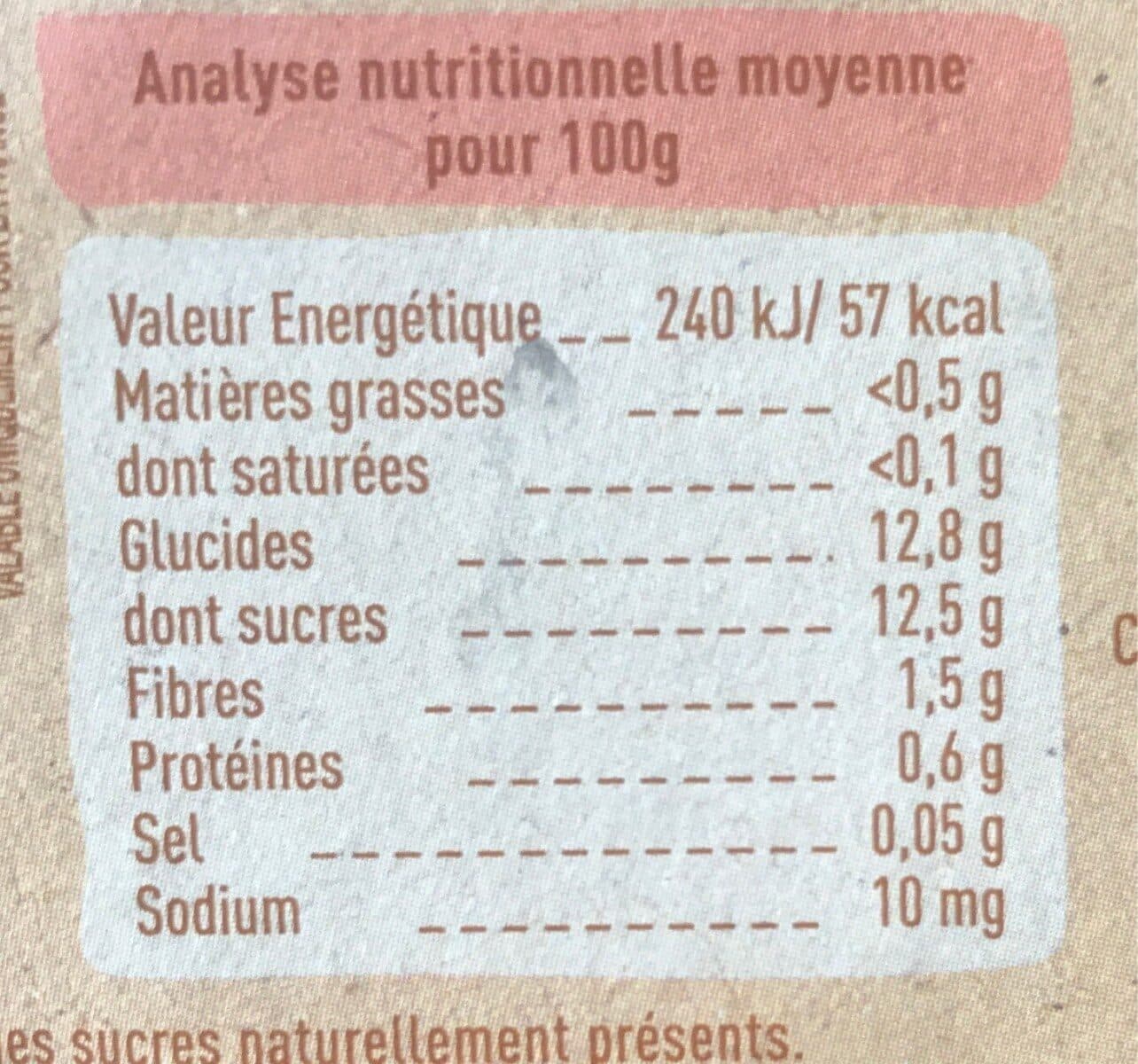 Babybio Compote Banane fraise menthe d'Île-de-France packshot