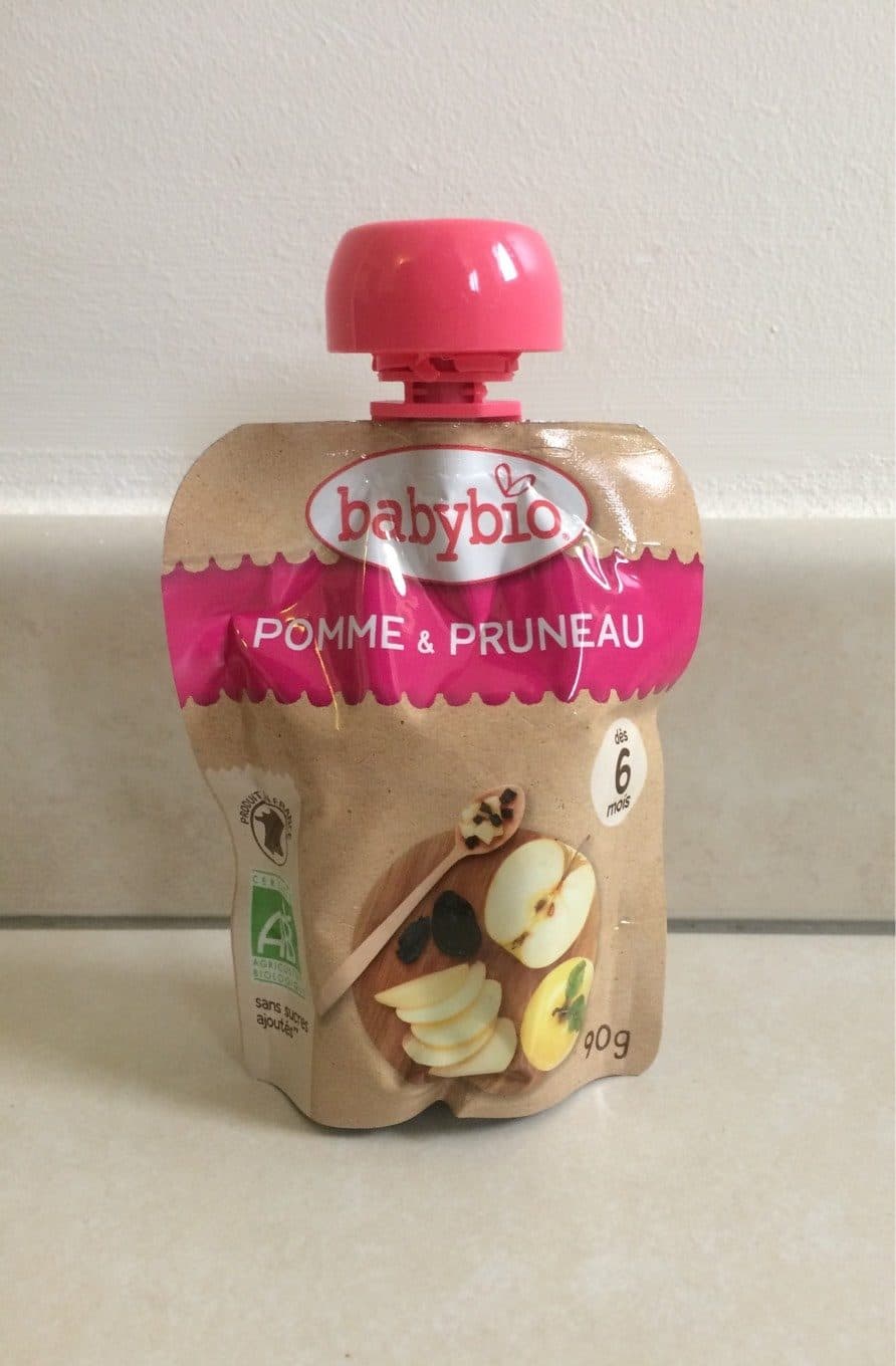 Babybio Babybio pomme & pruneau packshot