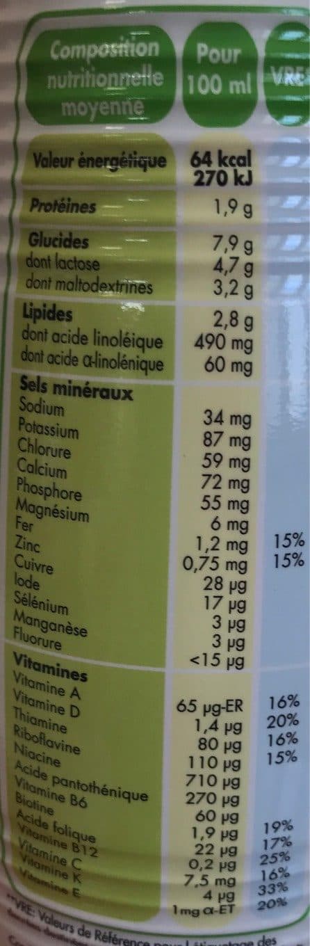 Babybio Lait Infantile 3 Croissance packshot