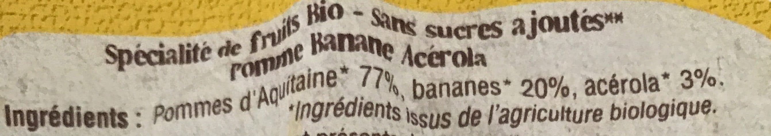 VitaBio Cool Fruits Pomme Banane packshot
