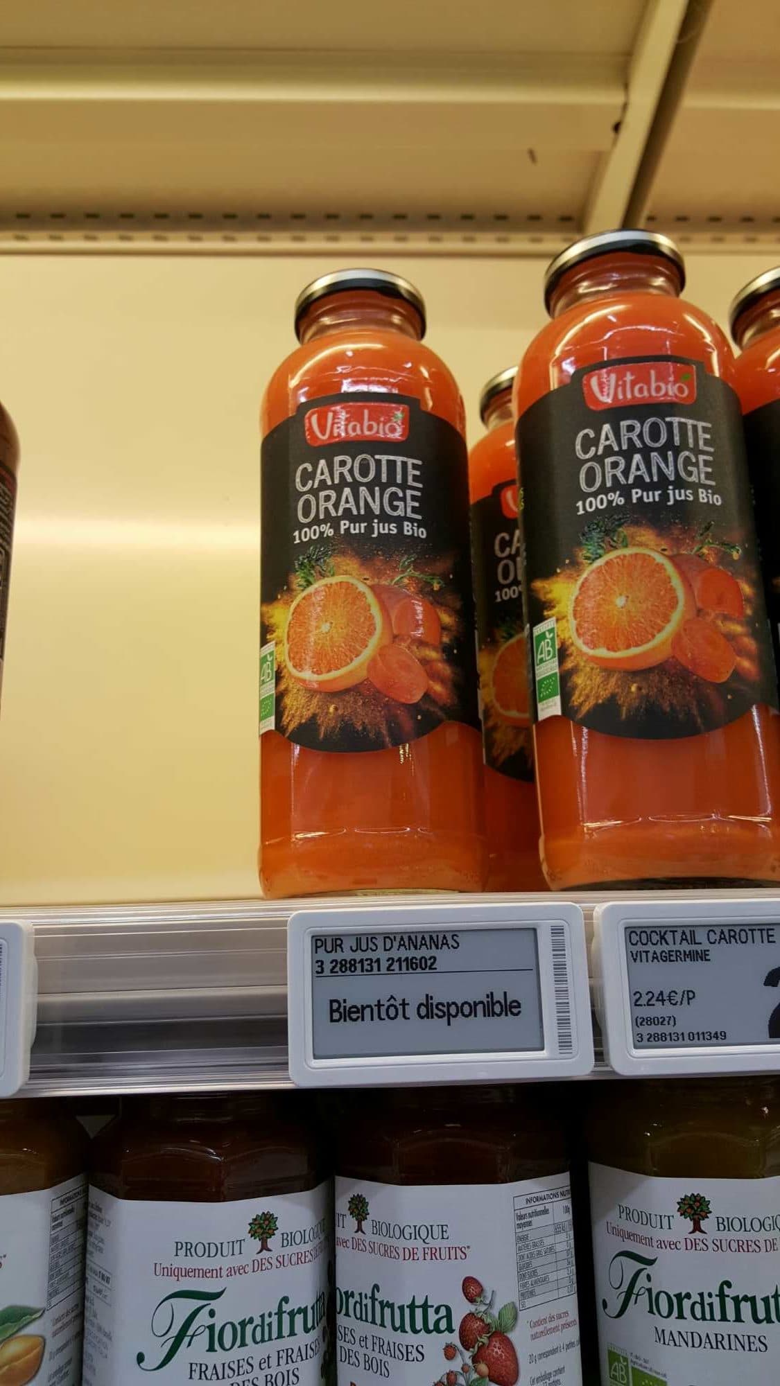 Vitabio Cocktail - Carotte Orange packshot