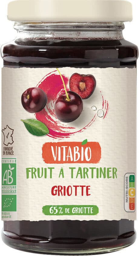 Vitabio Fruits à tartiner Griotte packshot