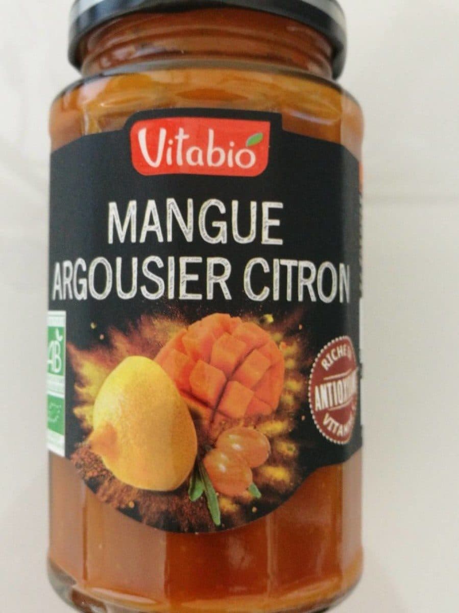 Vitabio Confiture Mangue Argousier Citron packshot