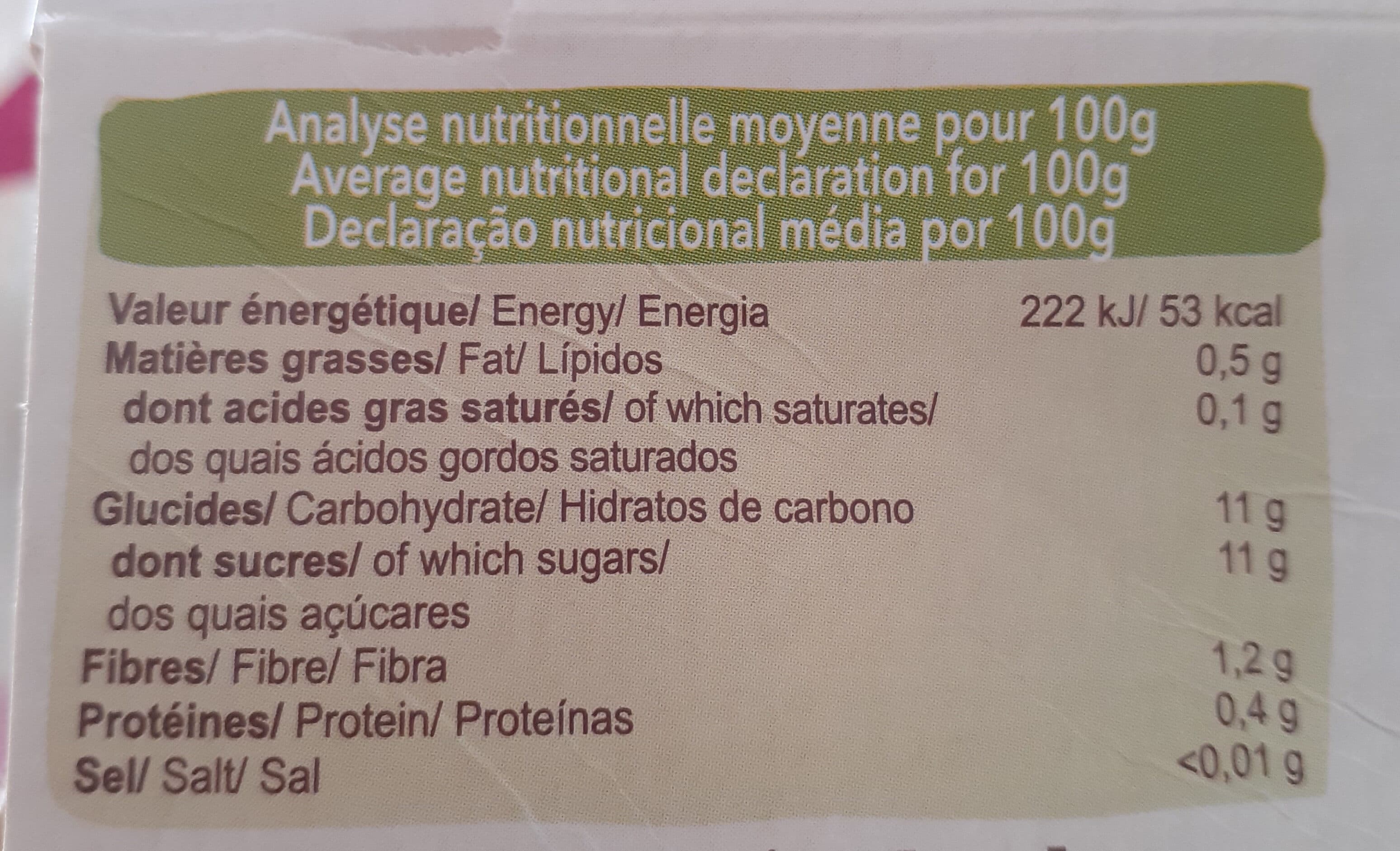 Vitabio Compote packshot