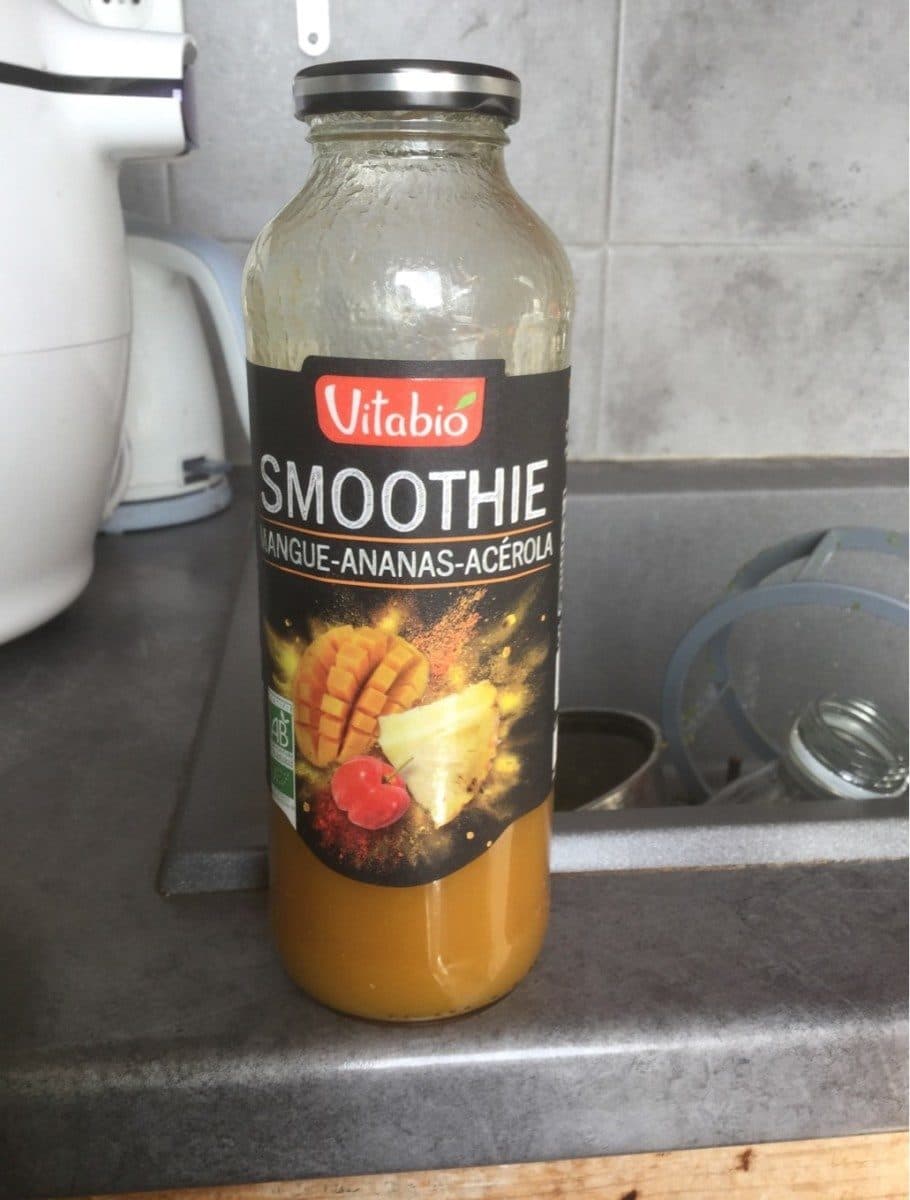 Vitabio Smoothie mangue ananas acérola packshot