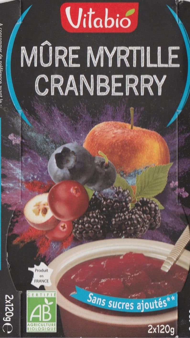 Vitabio MURE MYRTILLE CRANBERRY packshot