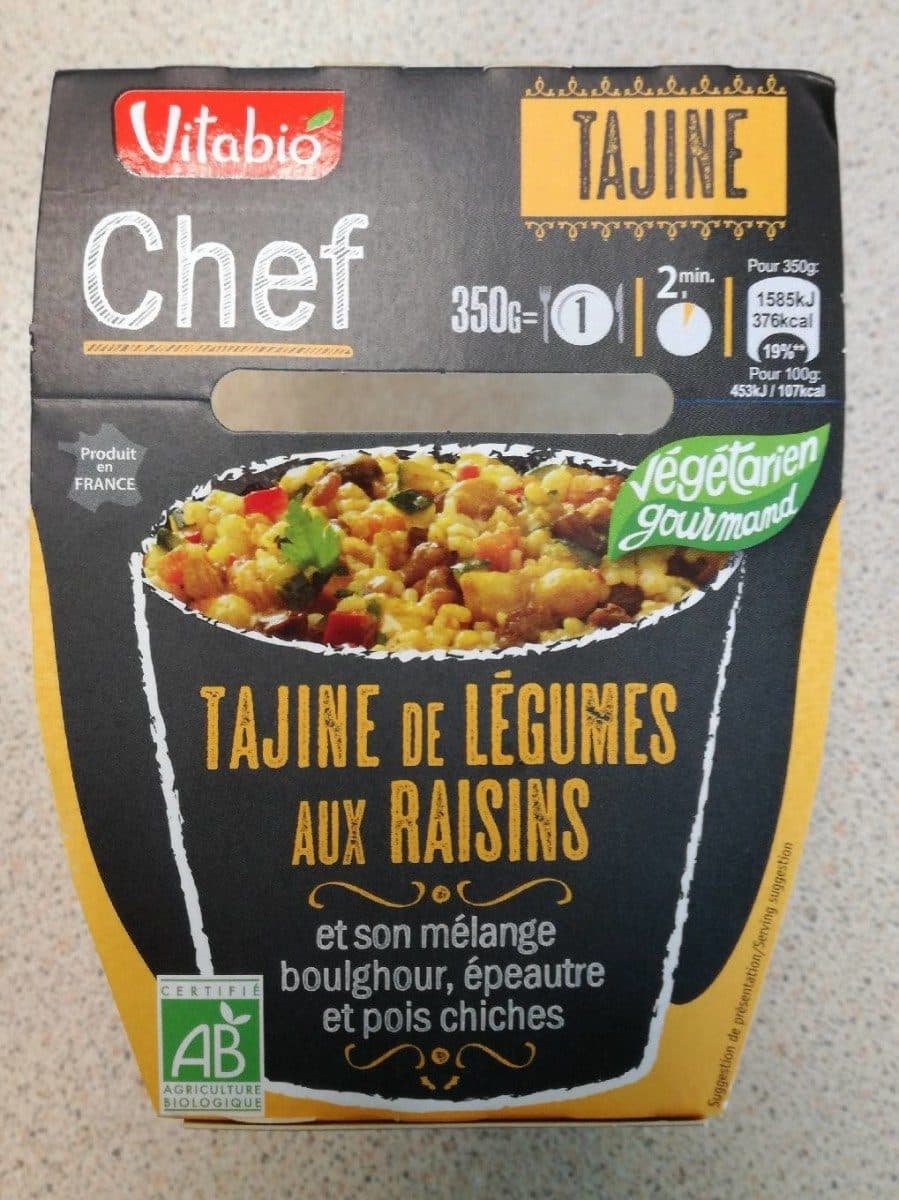 Vitabio Tajine de légumes au raisins packshot