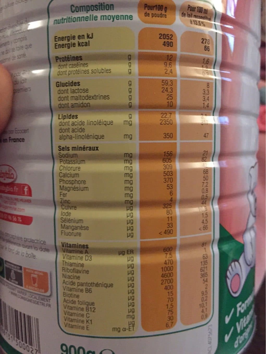 Babybio Lunea Lait De Suite épaissi 6 Mois à 12 Mois packshot