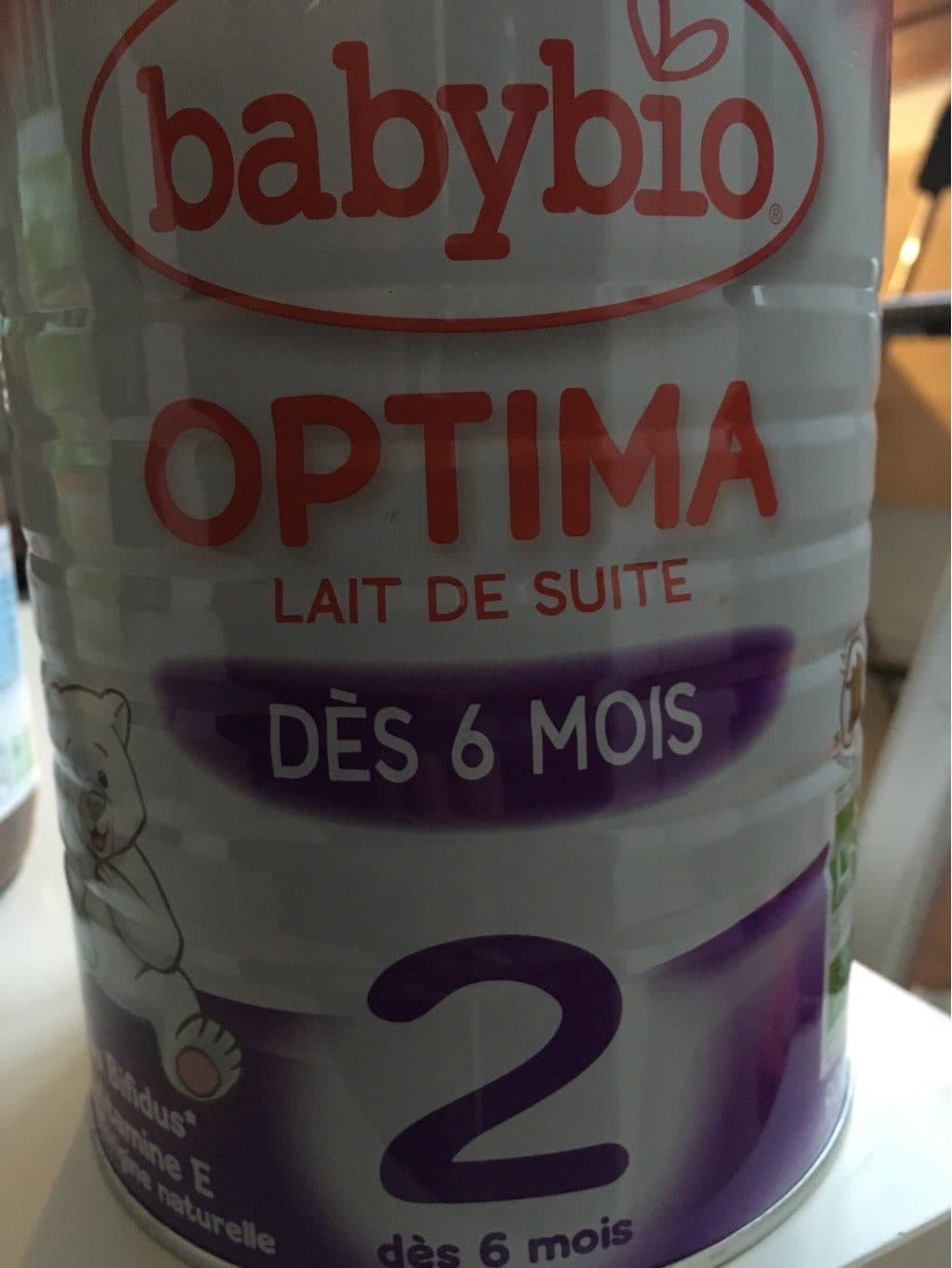 Babybio Lait 2ème âge, dès 5 mois, certifié AB packshot