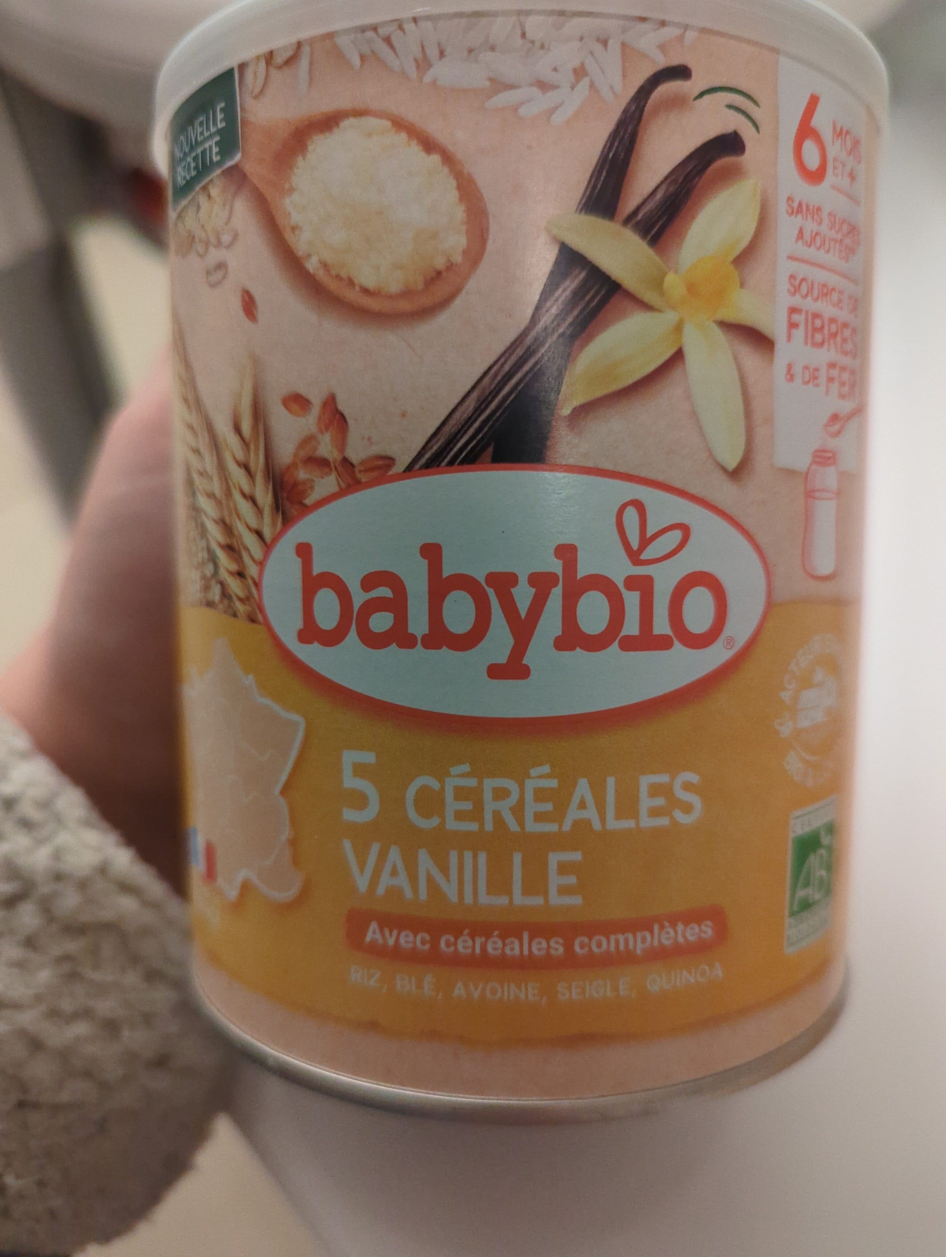Babybio Céréales Vanille packshot