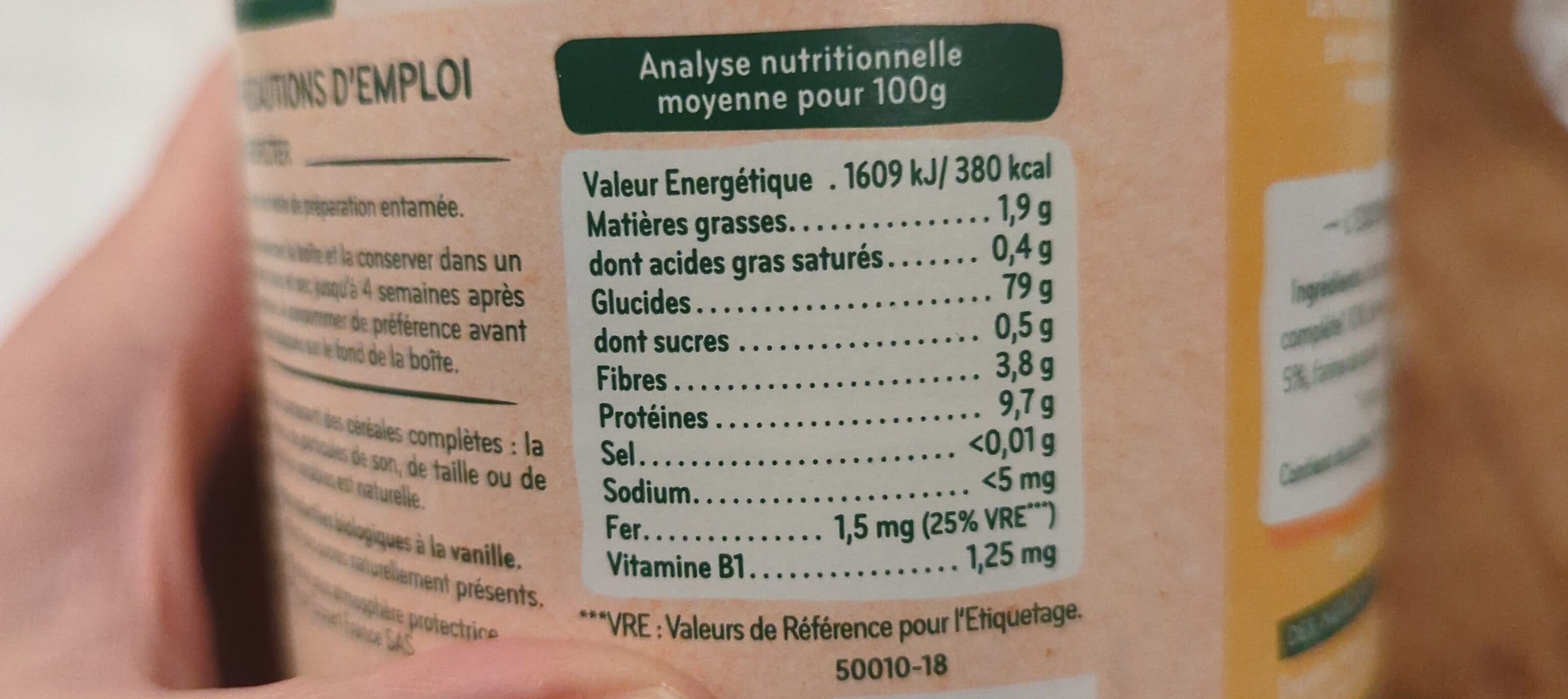 Babybio Céréales Vanille packshot