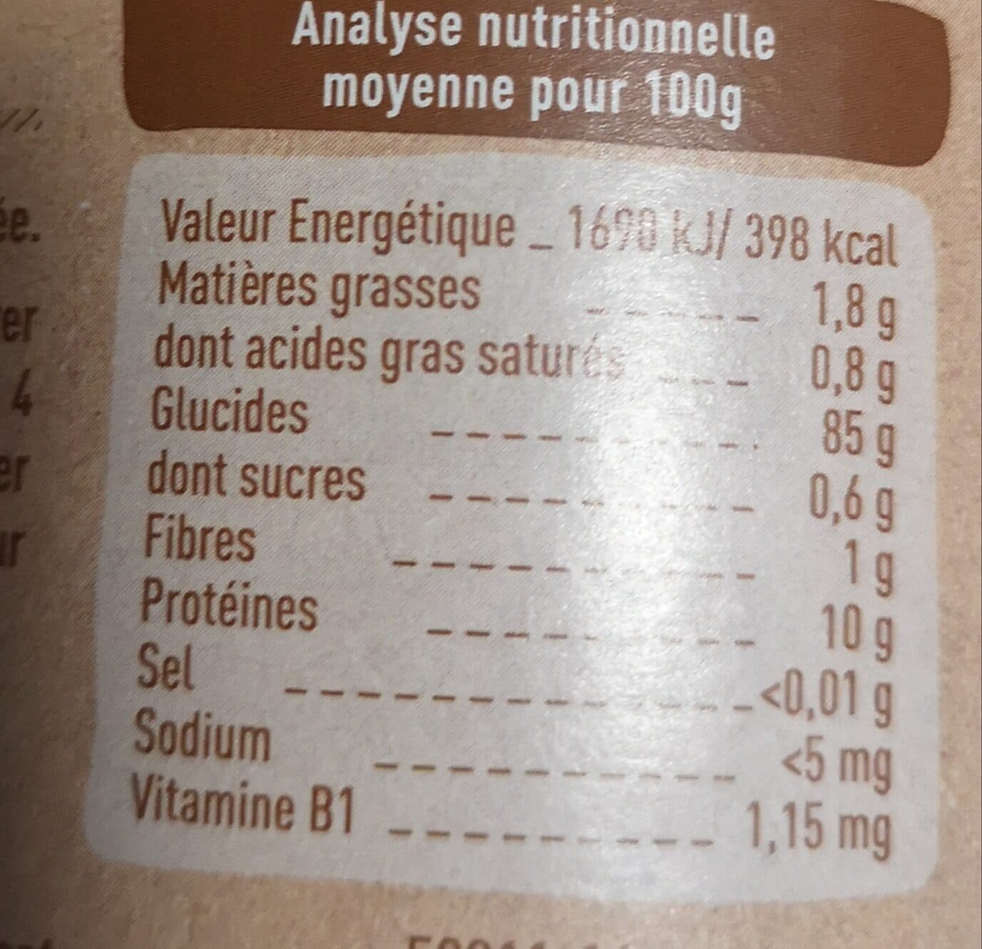 Babybio Vitagermine Céréales Cacao avec Quinoa packshot