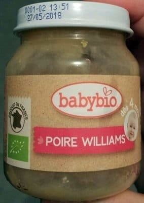 Babybio Poire Williams packshot
