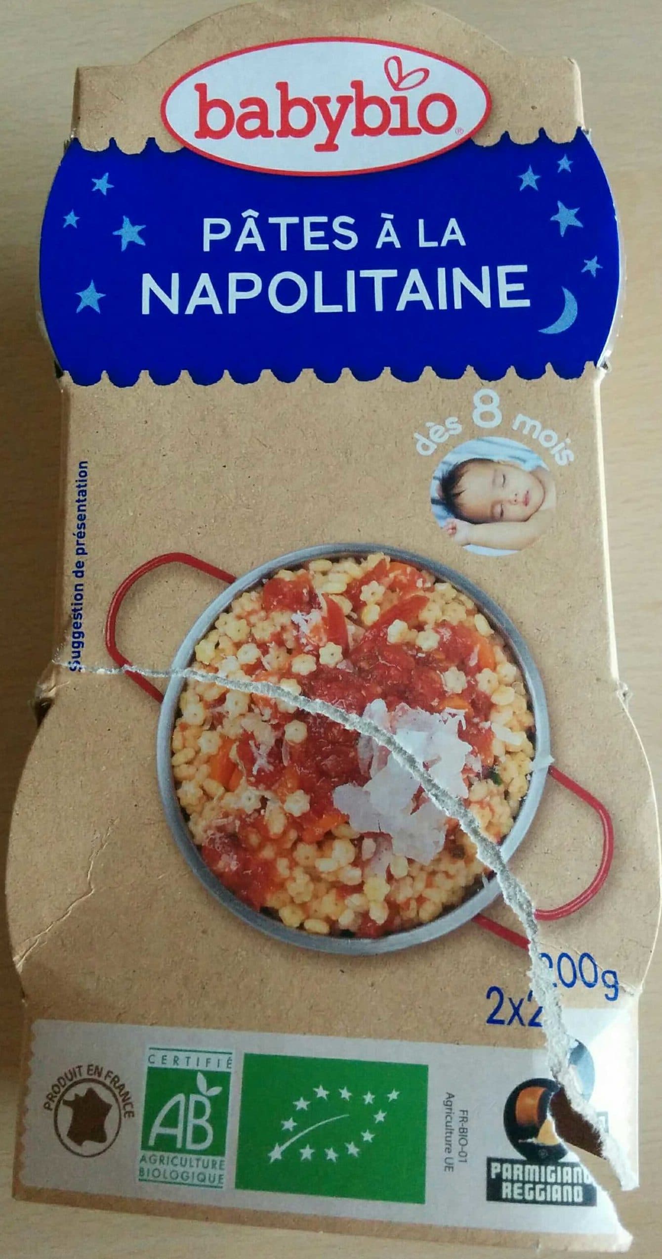 Babybio Pâtes à la napolitaine packshot