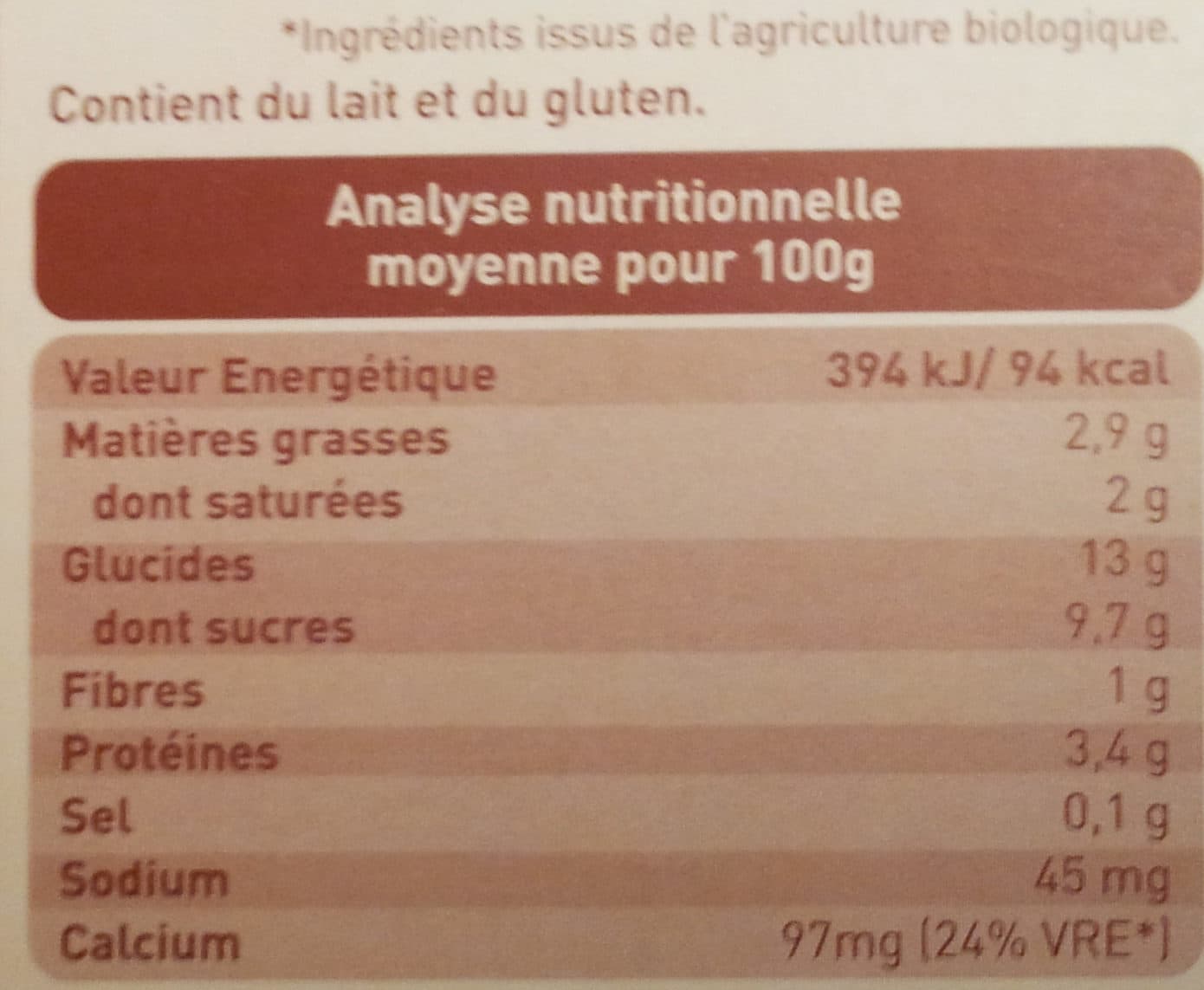 babybio Crème semoule cacao packshot